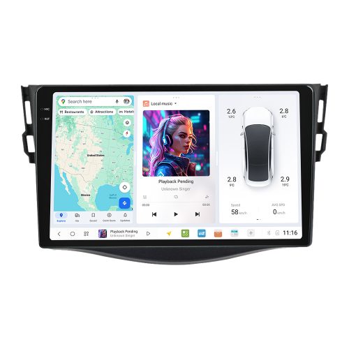 Toyota RAV4 2005-2013 DUDUAUTO Android Radio