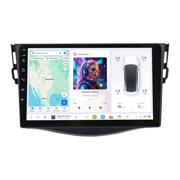 Toyota RAV4 2005-2013 DUDUAUTO Android Radio - Image 3